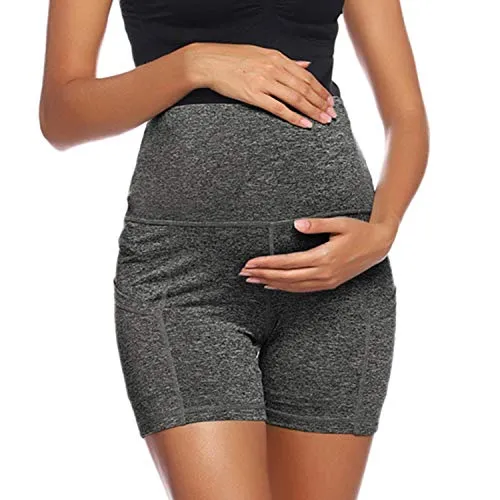 Women's Pregnant Yoga Shorts