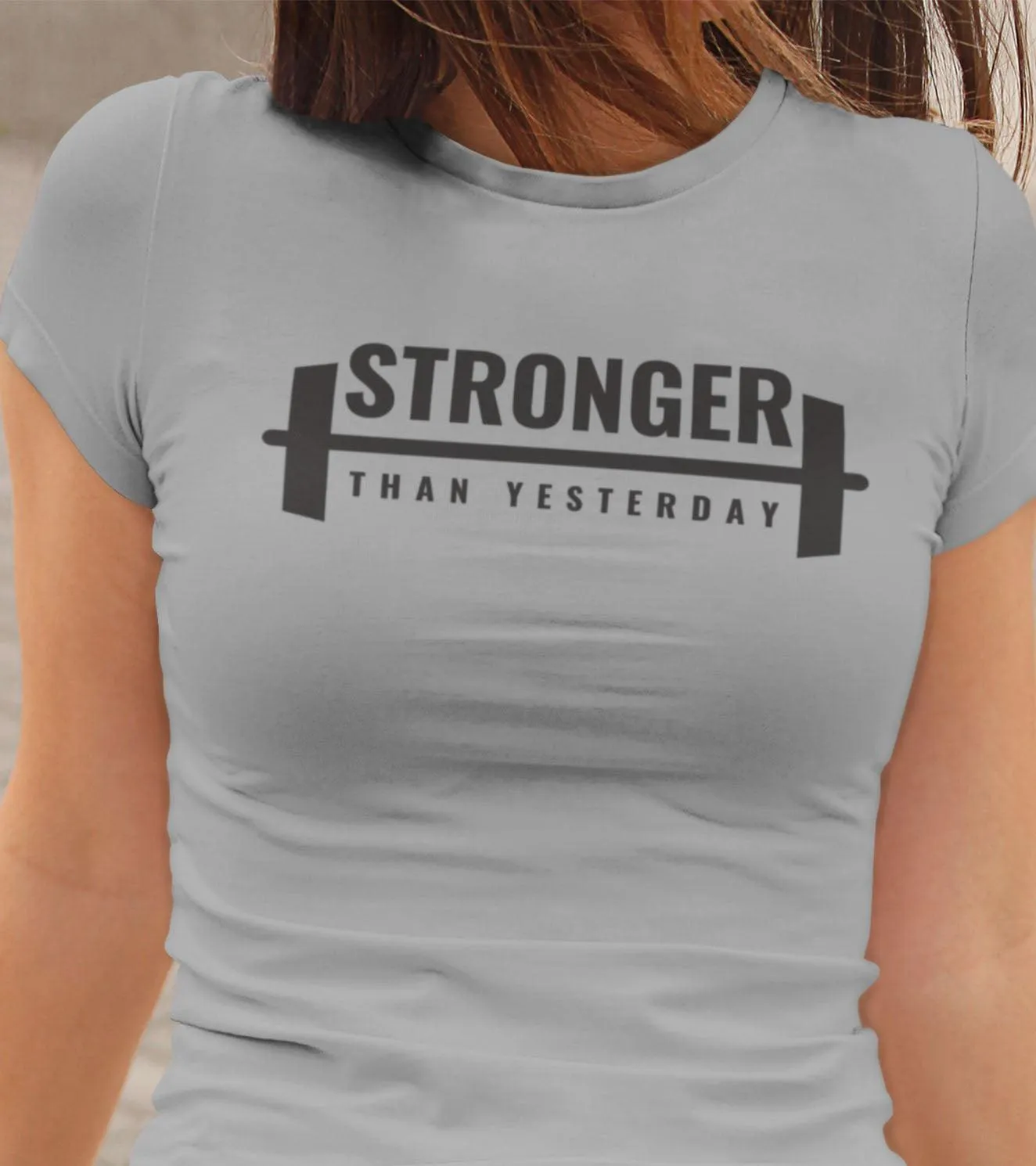 Women's "STRONGER THAN YESTERDAY" T-Shirt