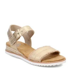 Women's Skechers, BOBS Desert Kiss - Gold Crush Sandal