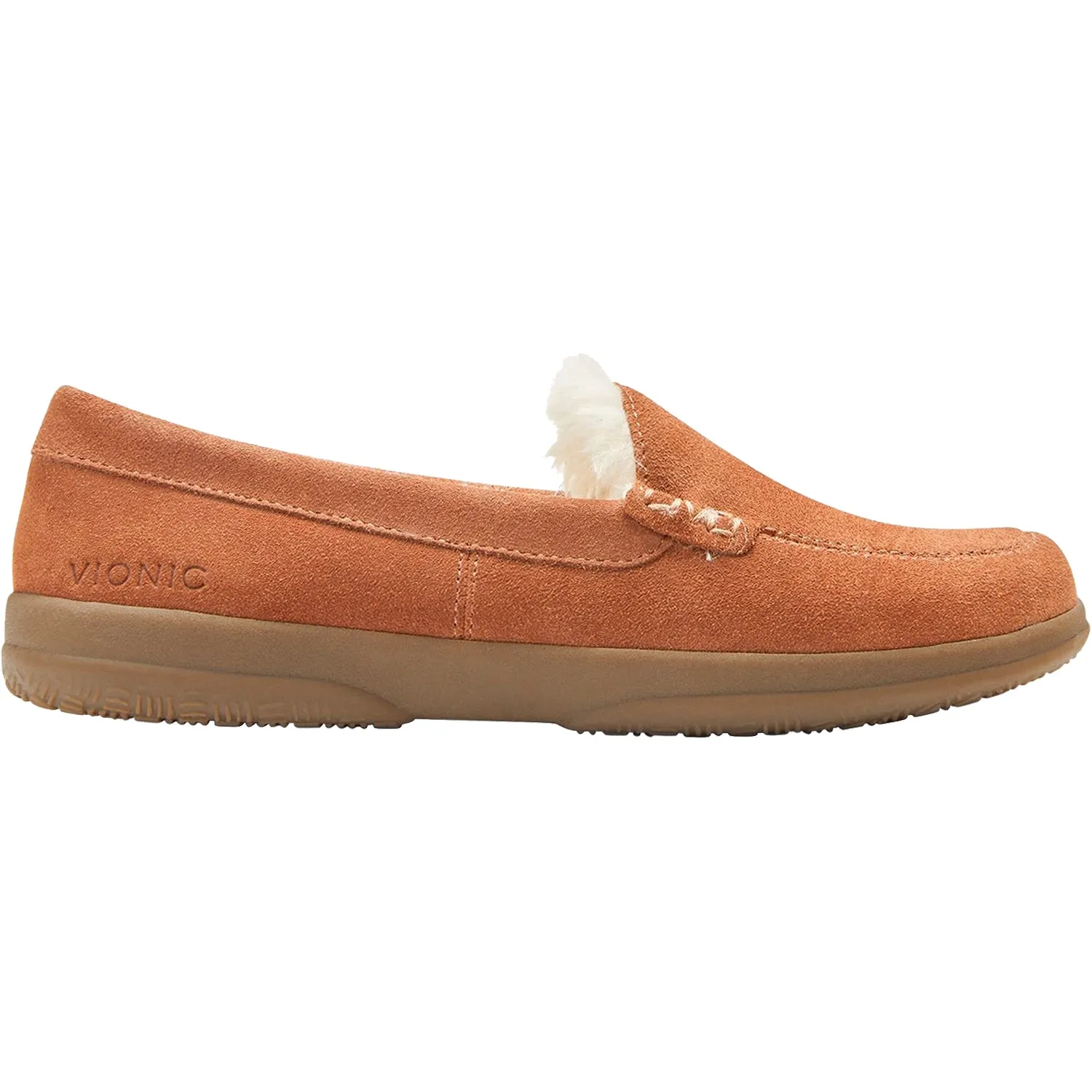 Women's Vionic Lynez Slippers Toffee Suede