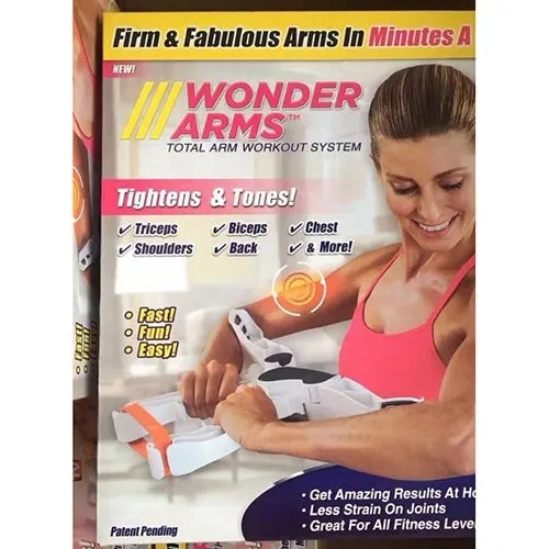 WONDER ARMS Arm Strength Brawn Training Device Forearm Wrist Exerciser Force Fitness Equipment