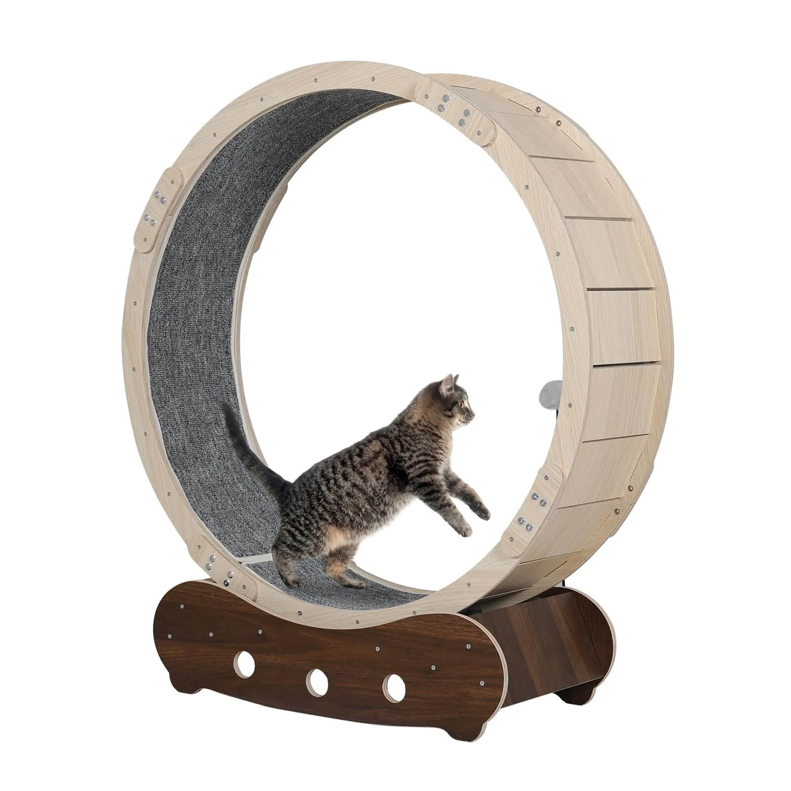 Wooden Cat Exercise Wheel