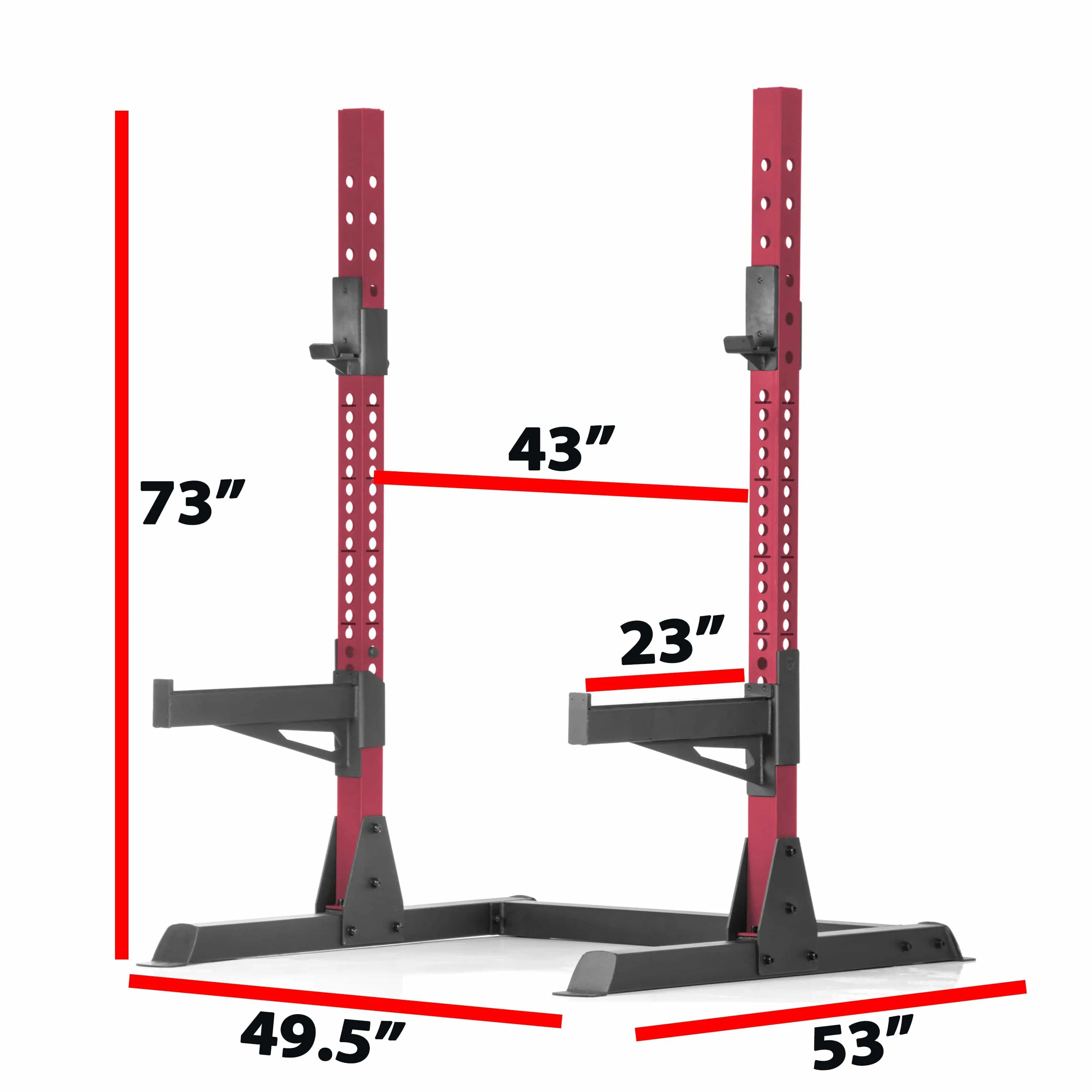 XMark Squat Rack Home Gym Package - XM-9050-OLY-PKG