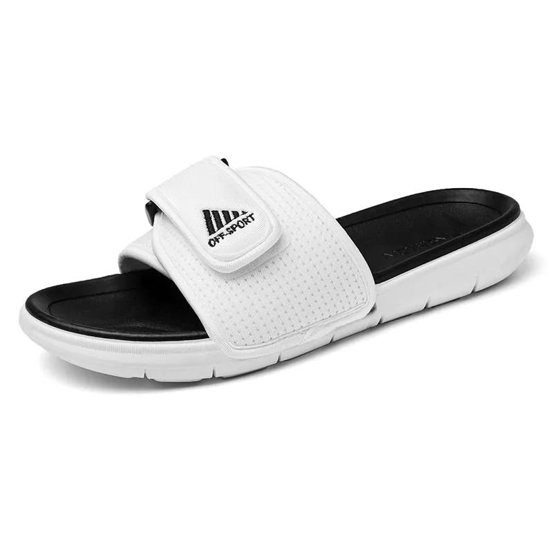 Yeknu Summer New Men's Sandals Outdoor Casual Sandals and Slippers Mens Slippers Men's Non-slip Soft Bottom Shoes