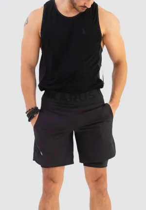 Yoga Shorts 2inOne PEGASUS | Black